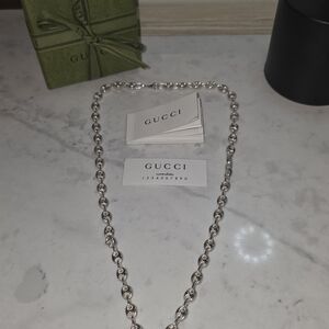 Gucci Silver Chain Necklace